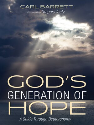 cover image of God's Generation of Hope